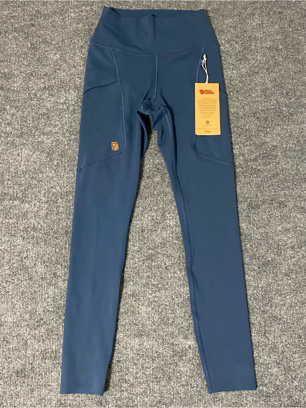 Fjallraven Abisko Tights Indigo Blue Women's Size XS NWT